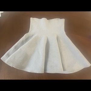 Grey Mini Skirt